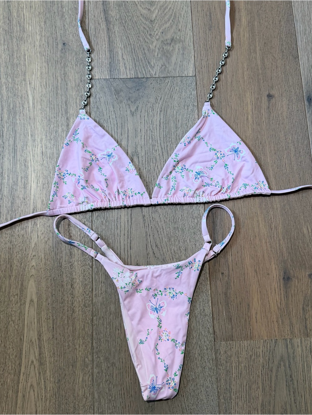 Frankie’s Bikinis Pink Floral